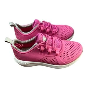 Crocs Girl’s Pink Sneakers C11